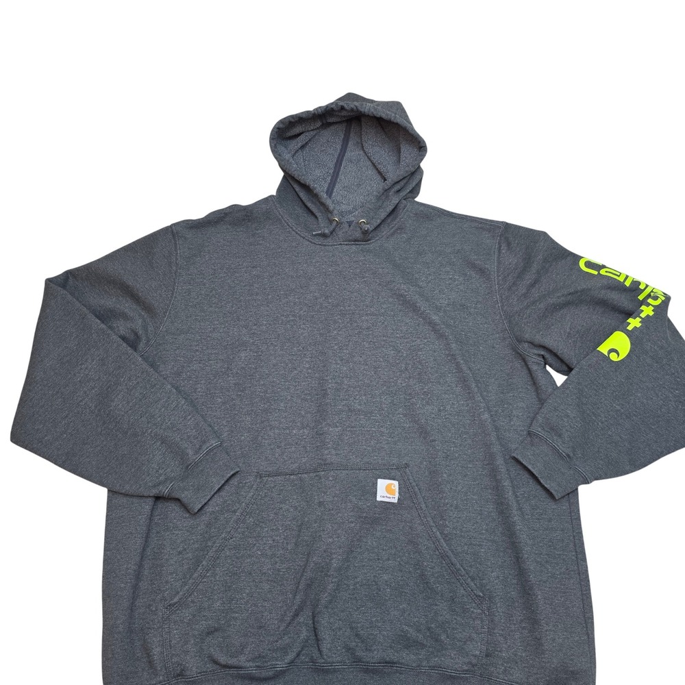 Carhartt Men's 2XL Tall Dark Gray Original Fit Heavyweight Hoodie Sweatshirt